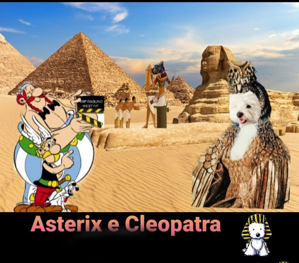 Asterix e Celopatra al Raduno Westy